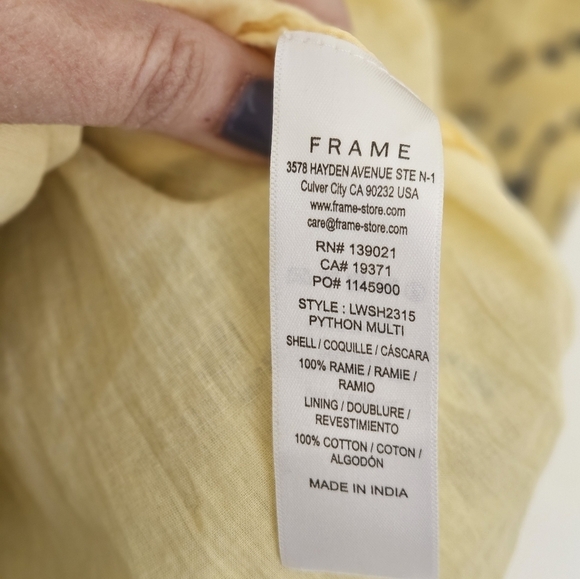 Frame Off the Shoulder Billow Top in Python Multi - Picture 11 of 12